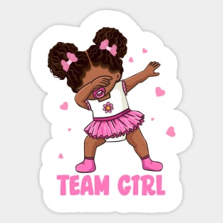 Team Girl Baby Announcement Gender Reveal Party Gift For Men Women Sticker